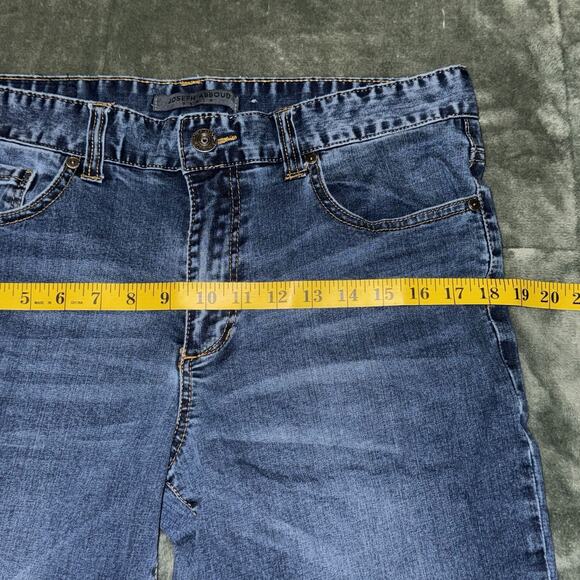 Joseph Abboud Denim Jeans Men's 32/30 Blue Cotton Stretch Pockets Straight Leg - Picture 7 of 9